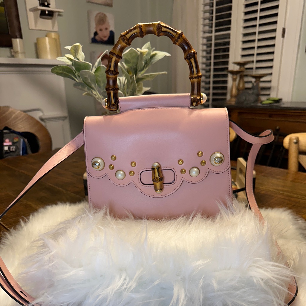 VIP価格.GUCCI BAMBOO ミニ バッグ 関税送料込み 830704_10R0G_1000_001_064_0000